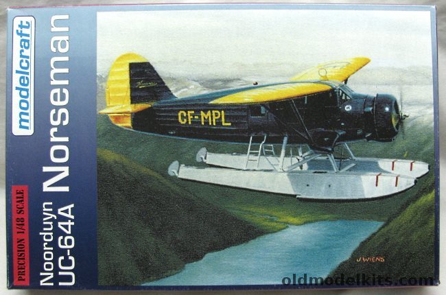 Modelcraft 1/48 Noorduyn Norseman UC-64A Floats / Skis / Wheels - USAAF  Glenn Miller's Aircraft / RCMP 1949, 48-002 plastic model kit